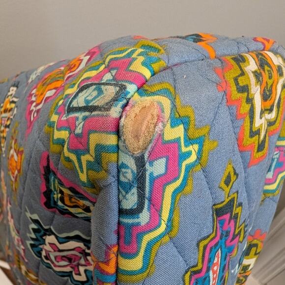 Vera Bradley Tote Painted Medallions Southwest Boho CottageCore Travel Brunch - Picture 6 of 7